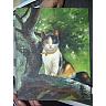 古典动物油画-猫油画(板仔画)